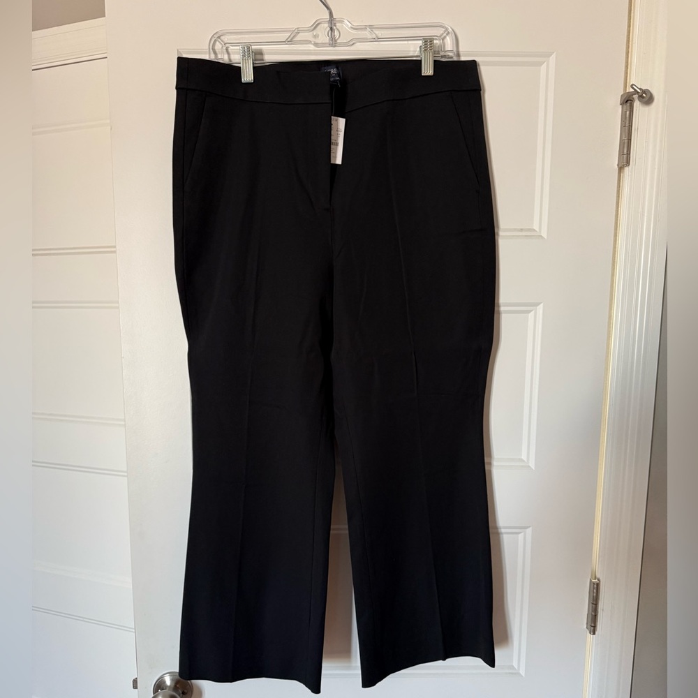 J. Crew Women's Wide Leg Black Pants
